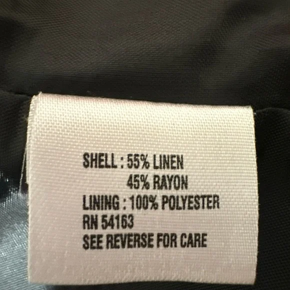 Calvin Klein Womens Denim Blouse Size 6 with Belt Strap - Picture 4 of 5